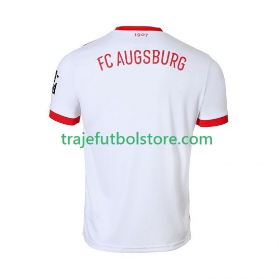Camiseta 1ª FC Augsburg Hombre 2025-2026 Manga Corta