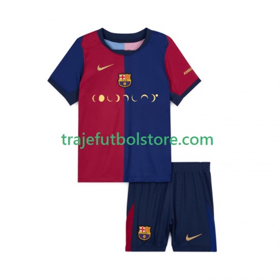 Camiseta 1ª FC Barcelona Coldplay Niño 2024-2025 Manga Corta
