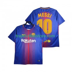 Camiseta 1ª FC Barcelona Lionel Messi 10 2017-2018 Retro Hombre Manga Corta