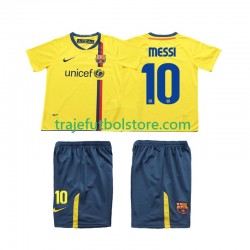Camiseta 2ª FC Barcelona Lionel Messi 10 2009 Retro Niño 2008 Manga Corta
