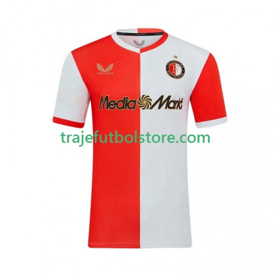 Camiseta 1ª Feyenoord Rotterdam Hombre 2025-2026 Manga Corta