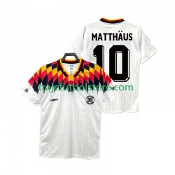 Camiseta 1ª Alemania MATTHAUS 10 Retro Hombre 1994 Manga Corta