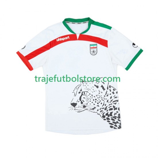 Camiseta 1ª Irán 2014 Hombre Manga Corta