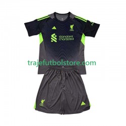 Camiseta 1ª Liverpool Portero Niño 2025-2026 Manga Corta