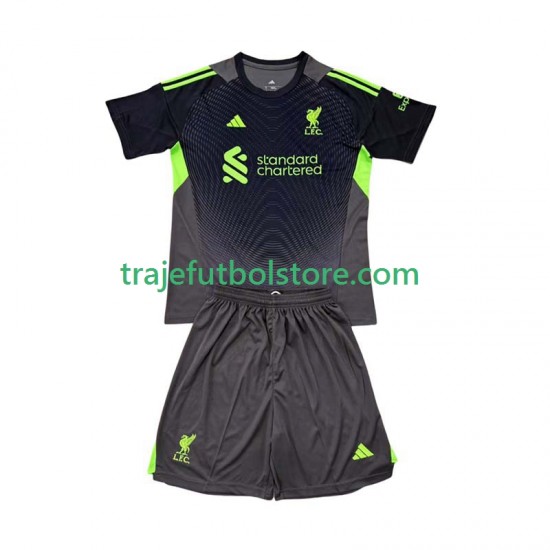 Camiseta 1ª Liverpool Portero Niño 2025-2026 Manga Corta