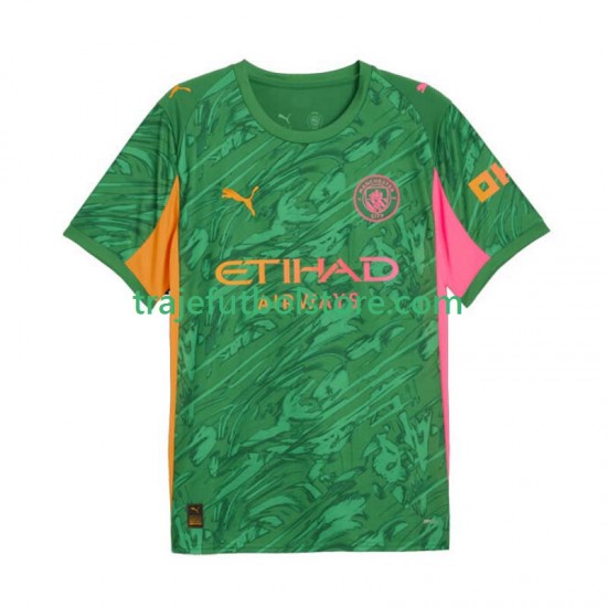 Camiseta 1ª Manchester City Portero Hombre 2025-2026 Manga Corta
