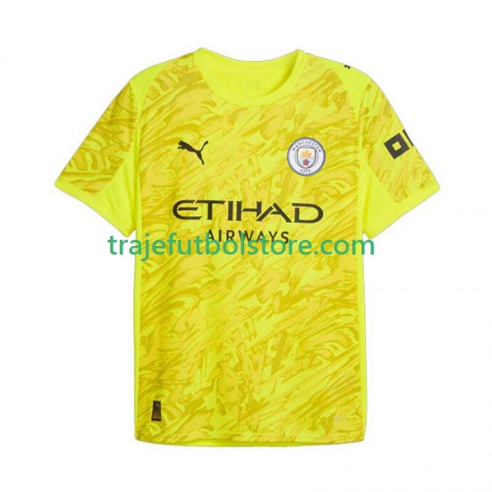 Camiseta 3ª Manchester City Portero Hombre 2025-2026 Manga Corta