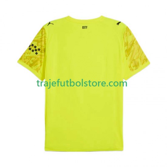 Camiseta 3ª Manchester City Portero Hombre 2025-2026 Manga Corta