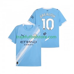 Camiseta 1ª Manchester City Jack Grealish 10 Hombre 2025-2026 Manga Corta