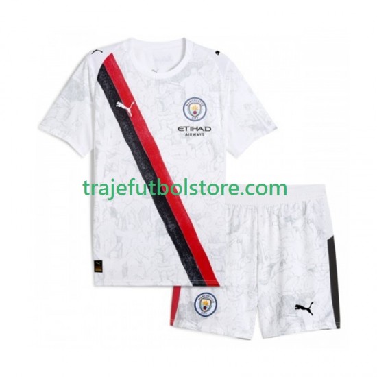 Camiseta 1ª Manchester City UPER Kids Niño 2025-2026 Manga Corta