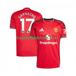 Camiseta 1ª Manchester United Alejandro Garnacho 17 Hombre 2025-2026 Manga Corta