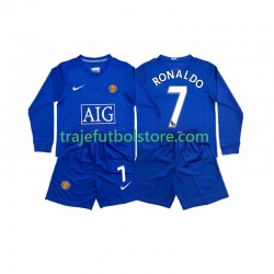 Camiseta 2ª Manchester United Cristiano Ronaldo 7 Retro Niño 2008 ML