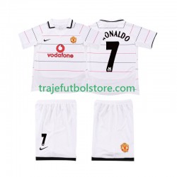 Camiseta 1ª Manchester United Cristiano Ronaldo 7 2003 2005 Retro Niño Manga Corta