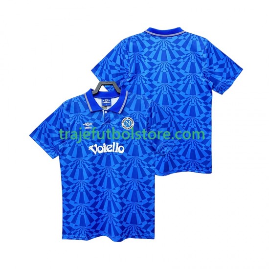 Camiseta 1ª Napoli 1991 1993 Retro Hombre Manga Corta