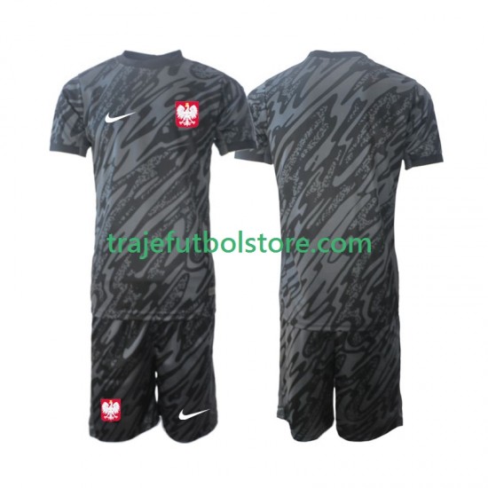 Camiseta 2ª Polonia Portero Niño 2024 Manga Corta
