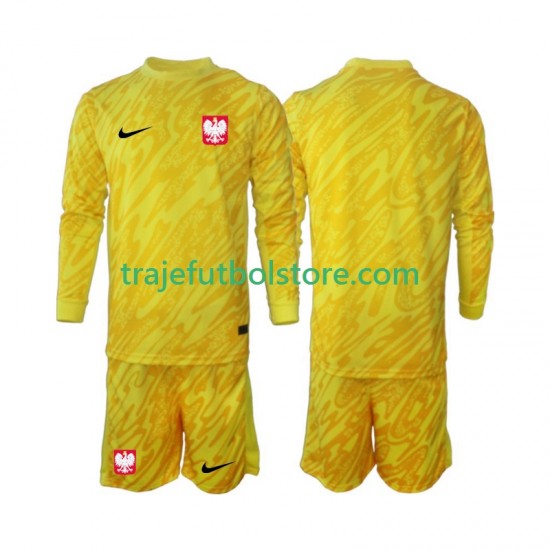 Camiseta 1ª Polonia Portero Niño 2024 ML