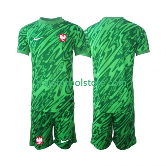 Camiseta 3ª Polonia Portero Niño 2024 Manga Corta