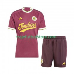 Camiseta 3ª Portland Timbers Niño 2024 Manga Corta
