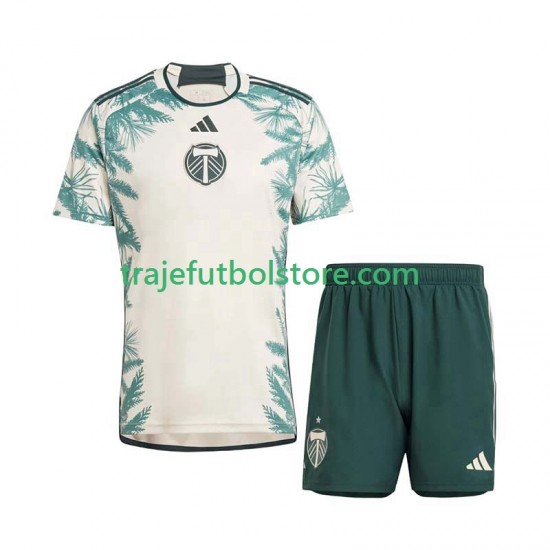 Camiseta 2ª Portland Timbers Niño 2024 Manga Corta