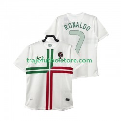 Camiseta 2ª Portugal Cristiano Ronaldo 7 2012 Retro Hombre Manga Corta