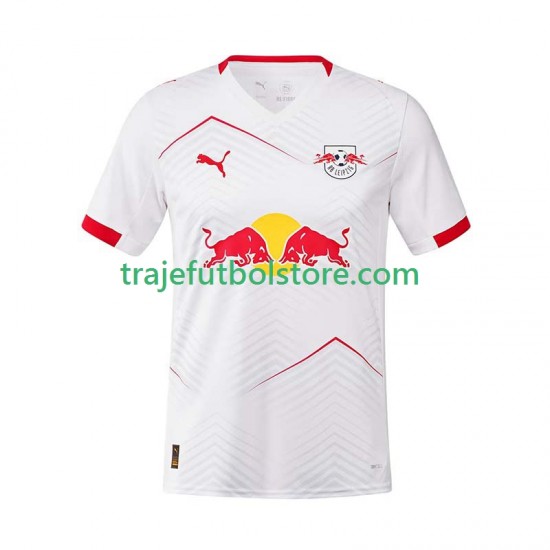 Camiseta 1ª RB Leipzig Hombre 2025-2026 Manga Corta