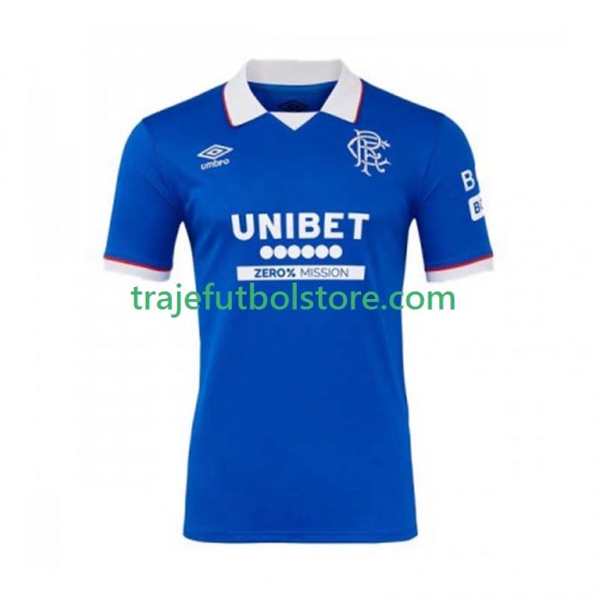 Camiseta 1ª Rangers Hombre 2025-2026 Manga Corta
