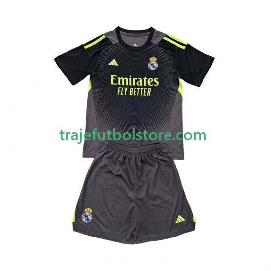 Camiseta 3ª Real Madrid Portero Niño 2025-2026 Manga Corta