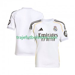 Camiseta 1ª Real Madrid Hombre 2025-2026 Manga Corta