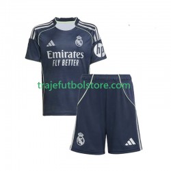 Camiseta 2ª Real Madrid Niño 2025-2026 Manga Corta