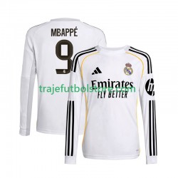Camiseta 1ª Real Madrid Mbappé Kylian 9 Hombre 2025-2026 ML