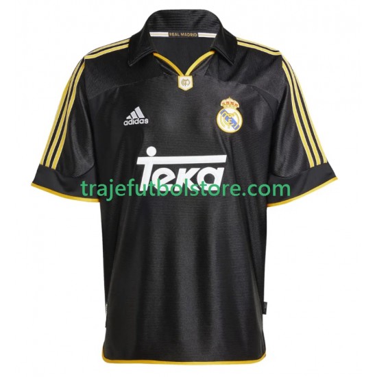 Camiseta 2ª Real Madrid -2000 Retro Hombre 1999 Manga Corta