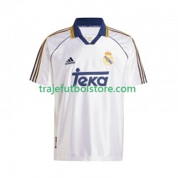Camiseta 1ª Real Madrid -2000 Retro Hombre 1999 Manga Corta