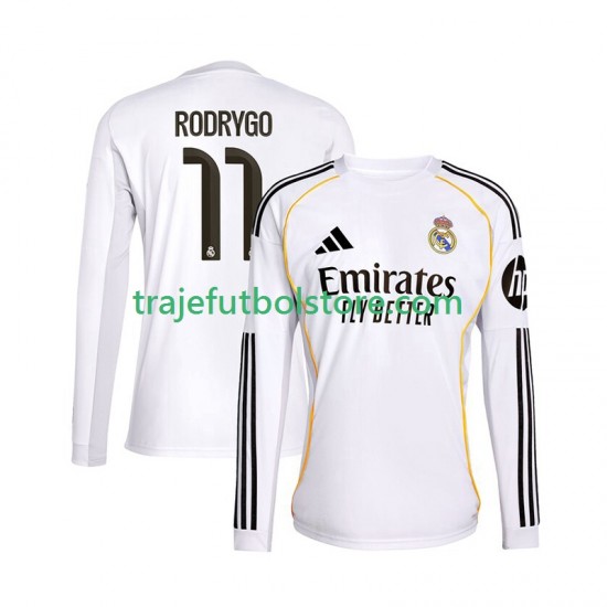 Camiseta 1ª Real Madrid Rodrygo 11 Hombre 2025-2026 ML