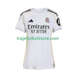 Camiseta 1ª Real Madrid Mujer 2025-2026 Manga Corta