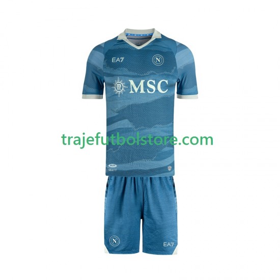 Camiseta 1ª Napoli SSC Special Niño 2024-2025 Manga Corta