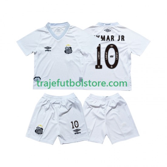 Camiseta 1ª Santos FC Neymar JR 10 Niño 2025-2026 Manga Corta