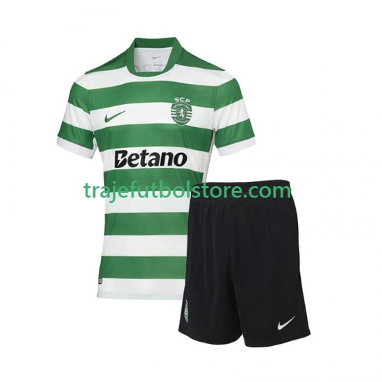 Camiseta 1ª Sporting CP Niño 2025-2026 Manga Corta