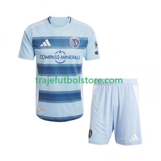 Camiseta 1ª Sporting Kansas City Niño 2025 Manga Corta