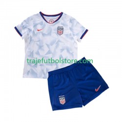 Camiseta 1ª Estados Unidos Niño 2025 Manga Corta
