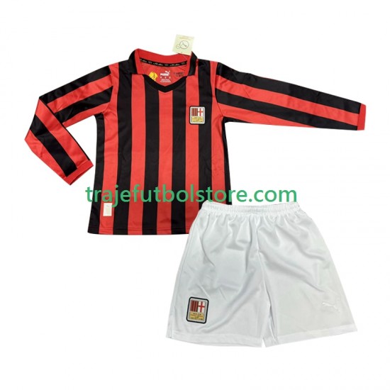 Camiseta 1ª AC Milan 125th Anniversary Niño 2024-2025 ML