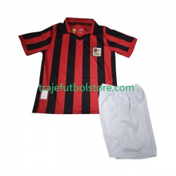 Camiseta 1ª AC Milan 125th Anniversary Niño 2024-2025 Manga Corta
