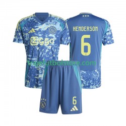 Camiseta 2ª AFC Ajax Henderson 6 Niño 2024-2025 Manga Corta