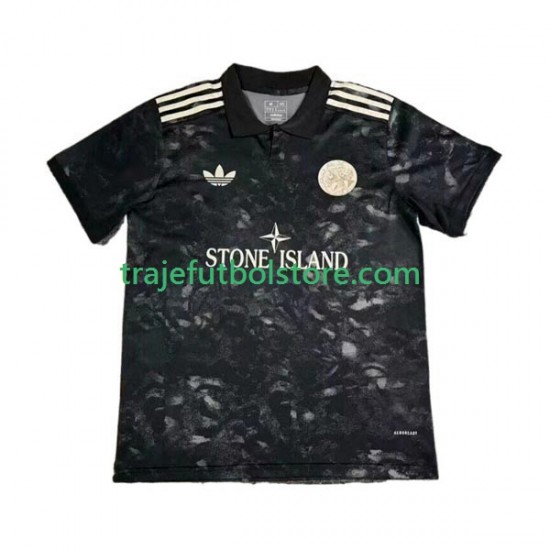 Camiseta AFC Ajax Stone Island Hombre 2024-2025 Manga Corta