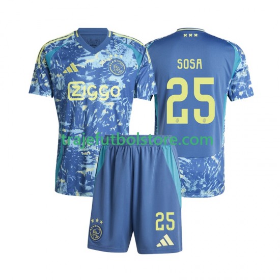 Camiseta 2ª AFC Ajax Wout Weghorst 25 Niño 2024-2025 Manga Corta