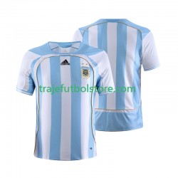 Camiseta 1ª Argentina Retro Hombre 2006 Manga Corta