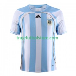 Camiseta 1ª Argentina Retro Hombre 2006 Manga Corta