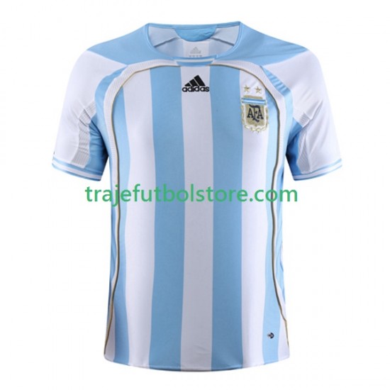 Camiseta 1ª Argentina Retro Hombre 2006 Manga Corta