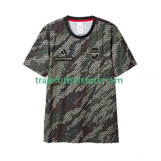 Camiseta 1ª Arsenal Maharishi Hombre 2024-2025 Manga Corta