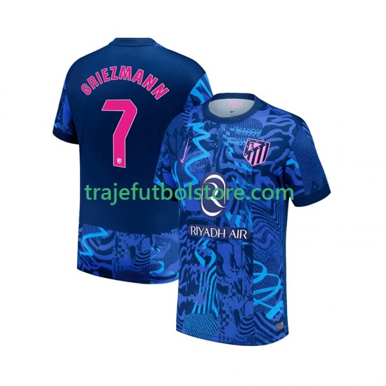Camiseta 3ª Atlético Madrid Antoine Griezmann 7 Hombre 2024-2025 Manga Corta