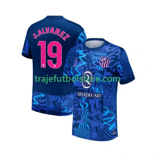 Camiseta 3ª Atlético Madrid Julian Alvarez 19 Hombre 2024-2025 Manga Corta